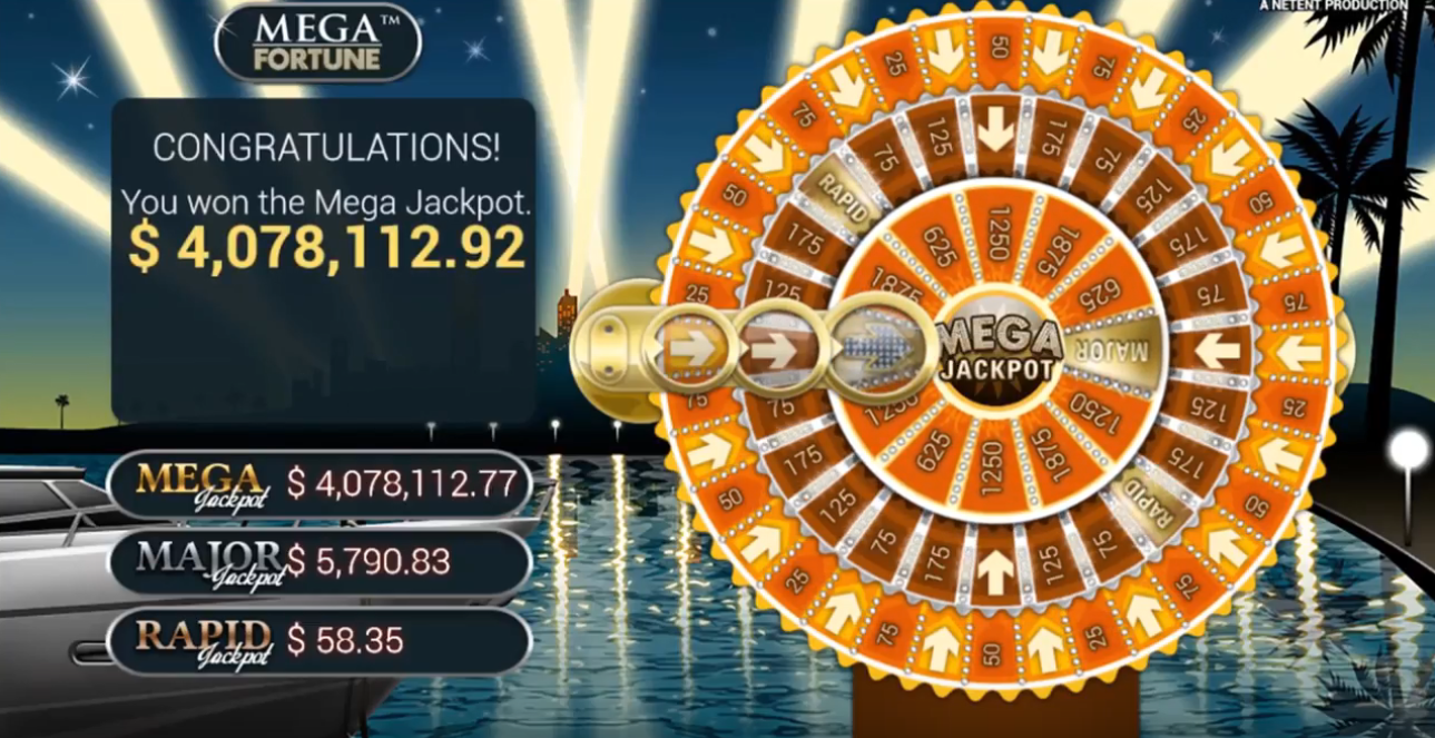 $4 million Mega Fortune jackpot at PokerStars Casino